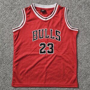 CHICAGO BULLS ~ red ~ JORDAN ~ 23 ~ polyester ~ TANK